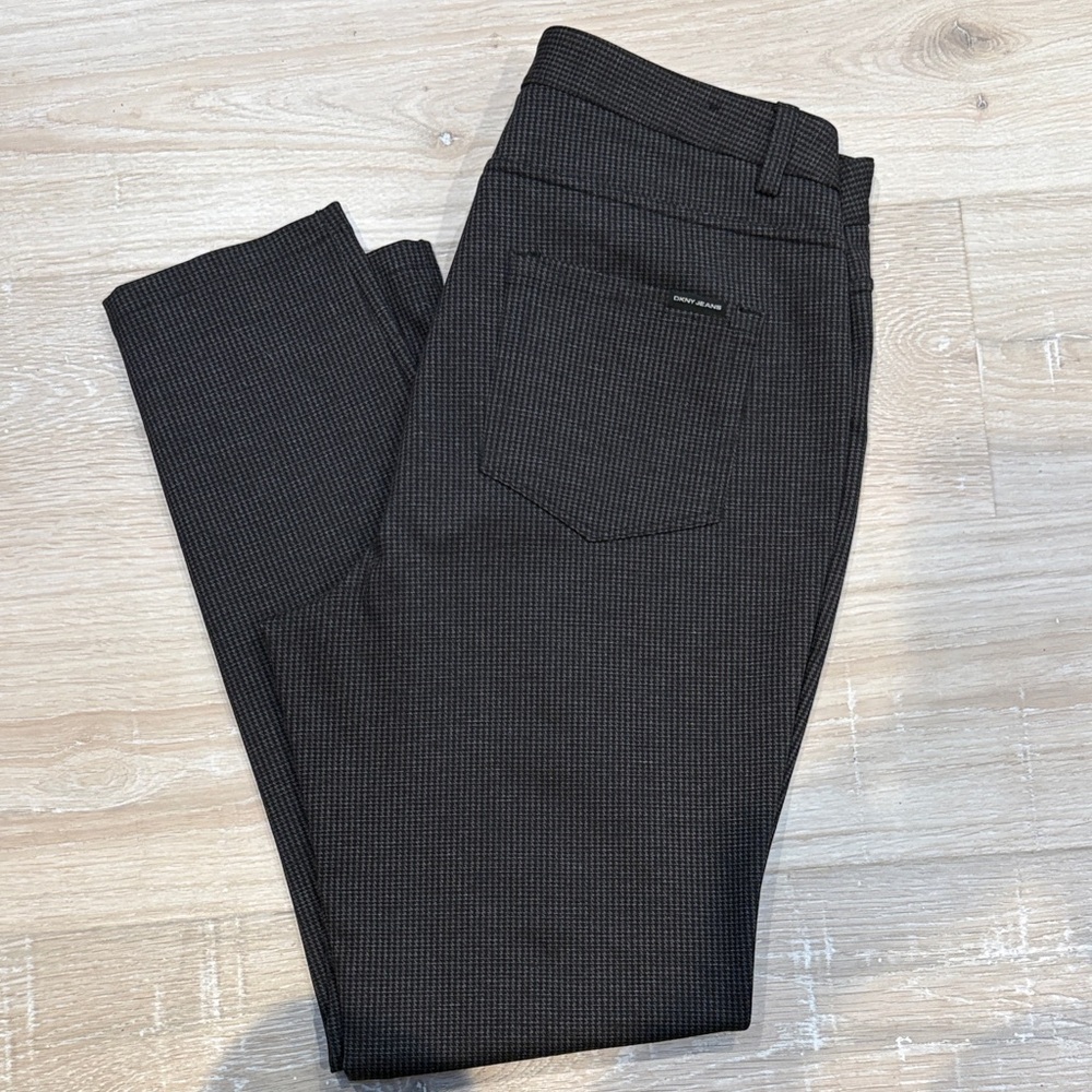 DKNY Charcoal Textured Jeans